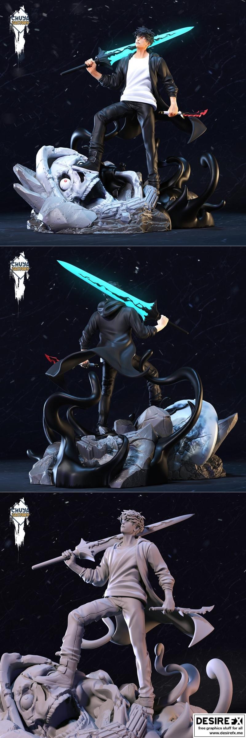 宋金宇 3D打印模型 STL|Sung Jin Woo – 3D Print Model STL