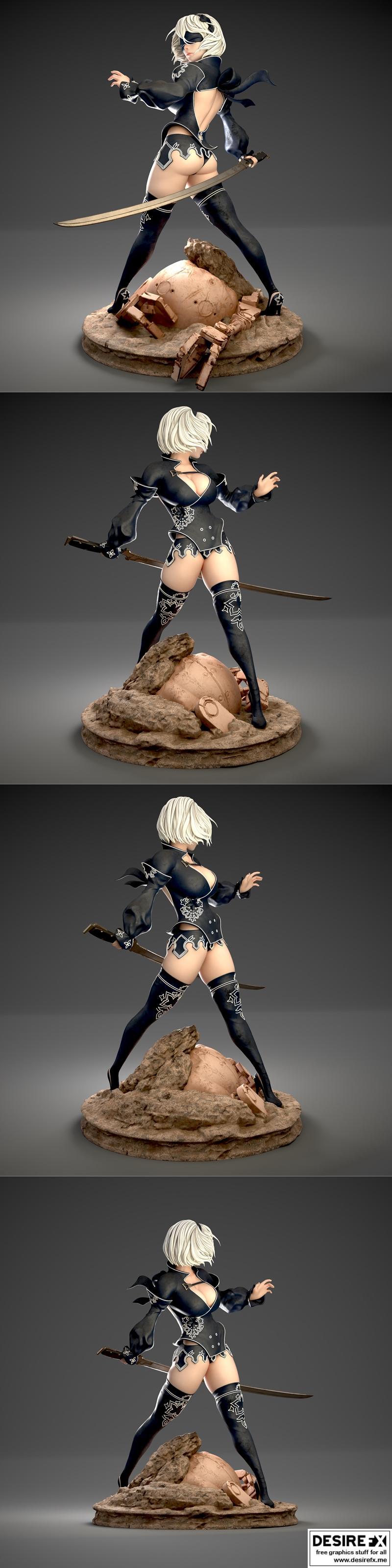 3D打印模型：赛博朋克2077 - 机械猎人装甲|2B – 3D Print Model STL