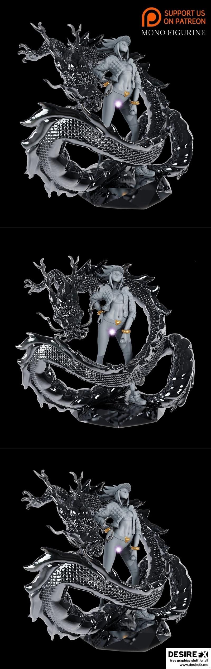 LOL阿卡丽3D打印模型|Akali League of legends – 3D Print Model STL