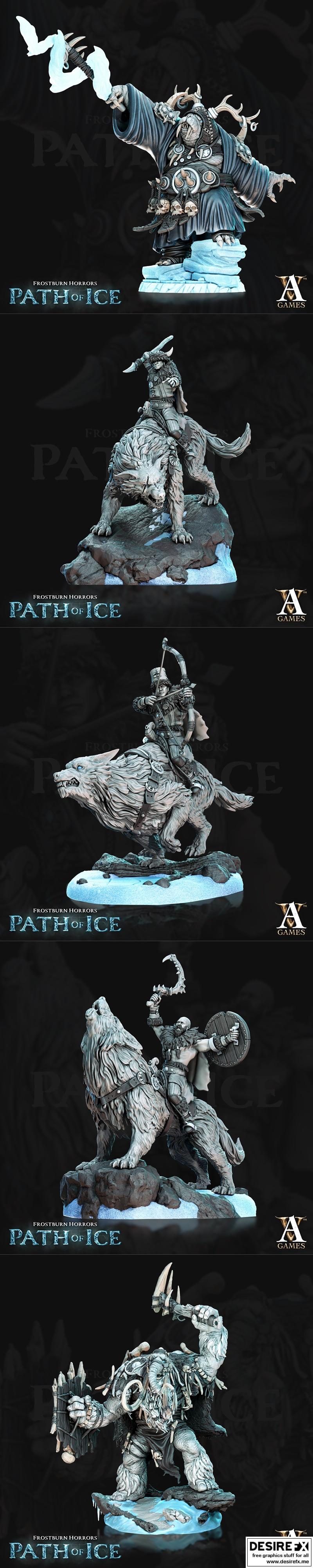 Archvillain Games《冰之路径》3D打印模型|Archvillain Games – Path of Ice December 2022 – 3D Print Model STL