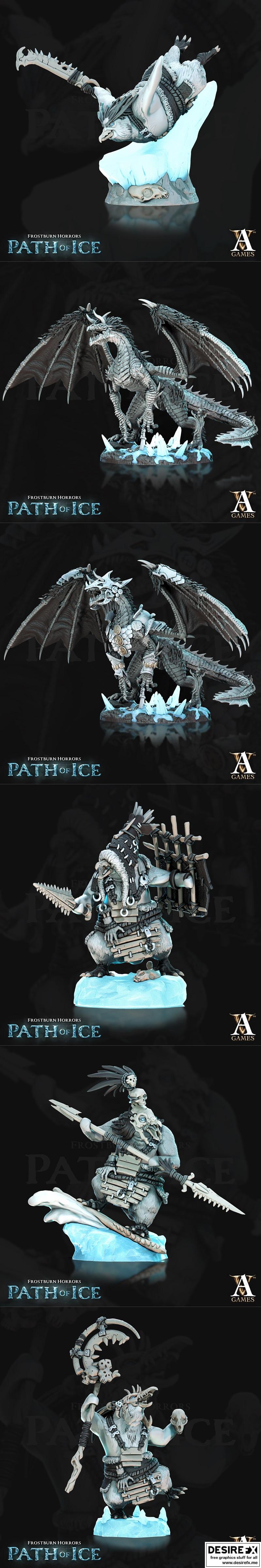 Archvillain Games《冰之路径》3D打印模型|Archvillain Games – Path of Ice December 2022 – 3D Print Model STL