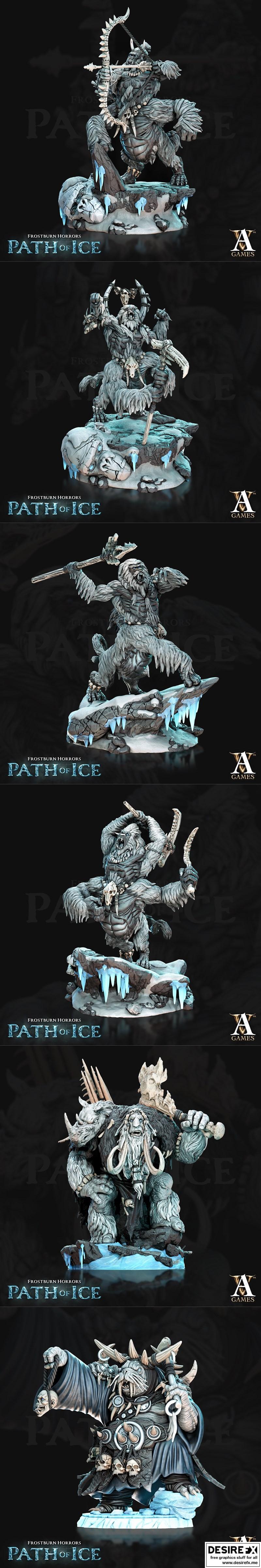 Archvillain Games《冰之路径》3D打印模型|Archvillain Games – Path of Ice December 2022 – 3D Print Model STL