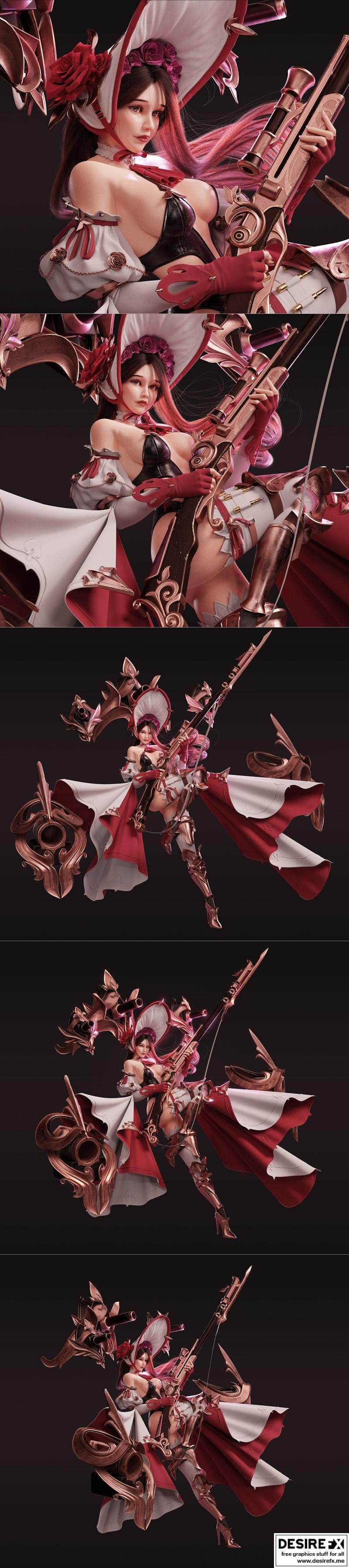 JAX 3D打印模型：密探战士|JAX – Musketeer – 3D Print Model STL