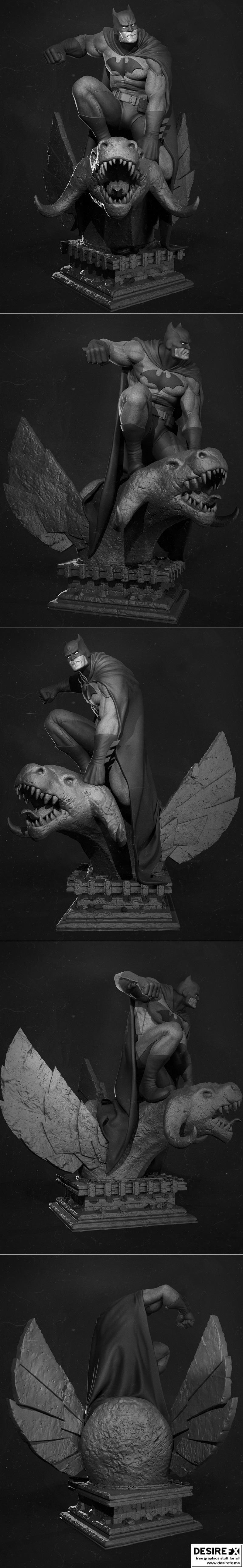 蝙蝠侠3D打印模型|Batman Private Comission – 3D Print Model STL