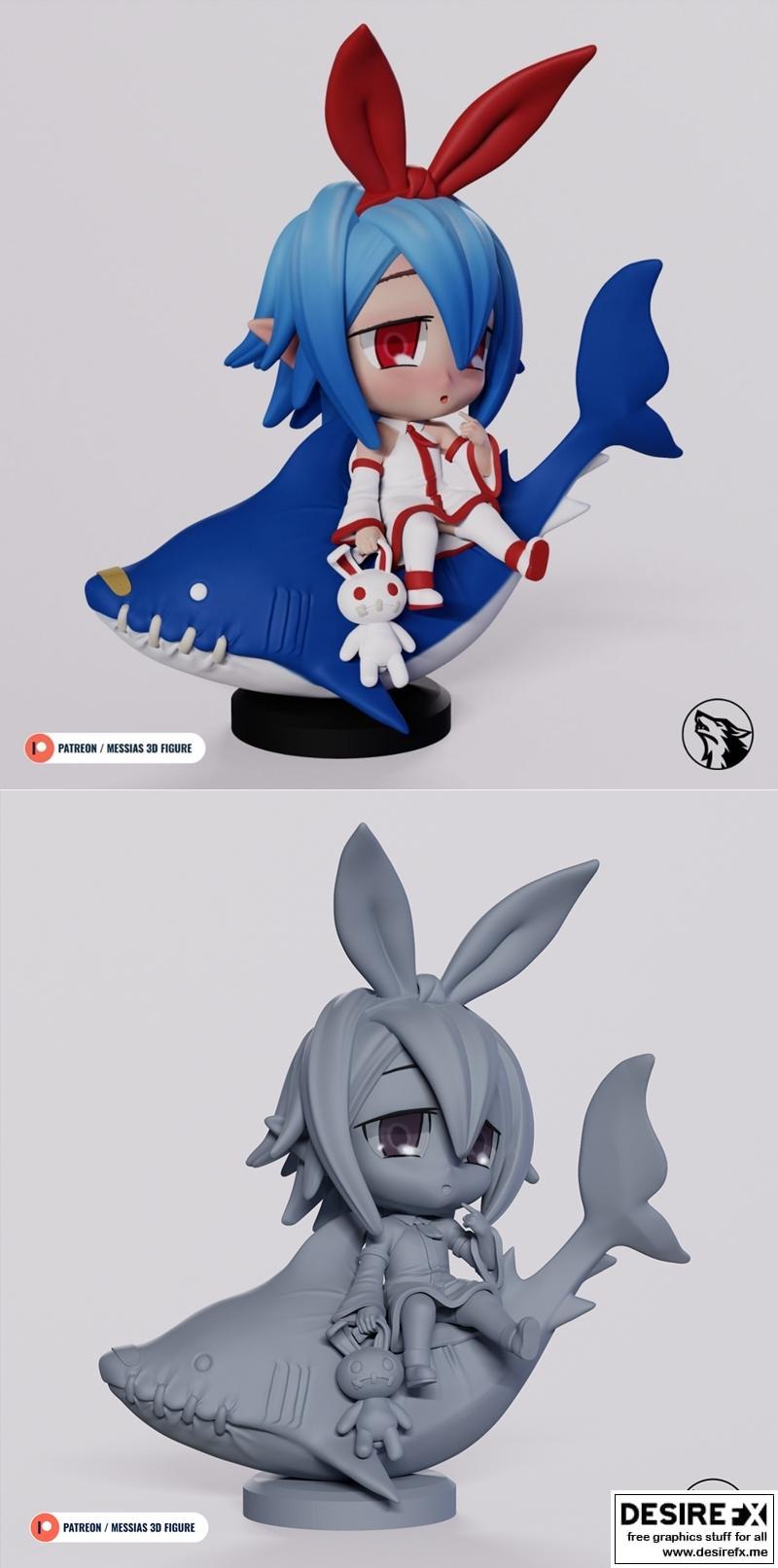 Chibi Pleinair – 3D打印模型|Chibi Pleinair – 3D Print Model STL