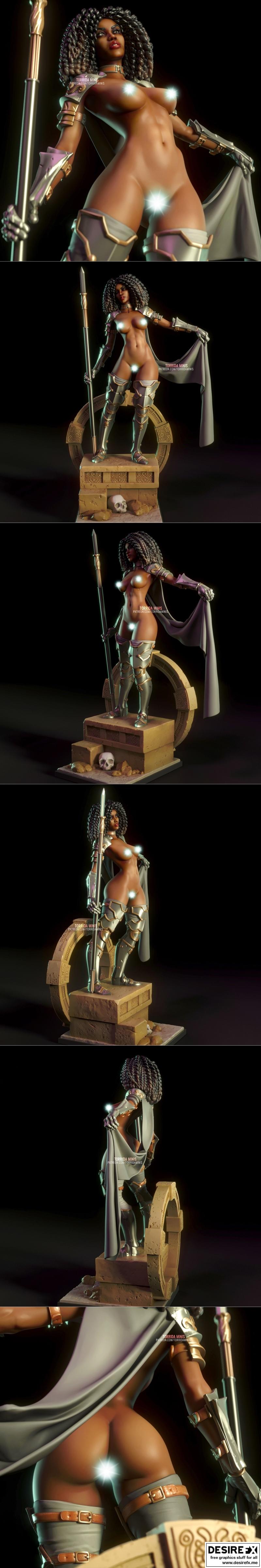 Iza 热情迷你款 3D打印模型|Iza – Torrida Minis – 3D Print Model STL