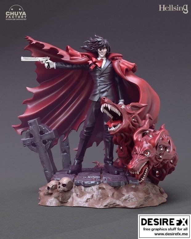 朱尔·阿尔卡德 3D打印模型|Alucard – 3D Print Model STL