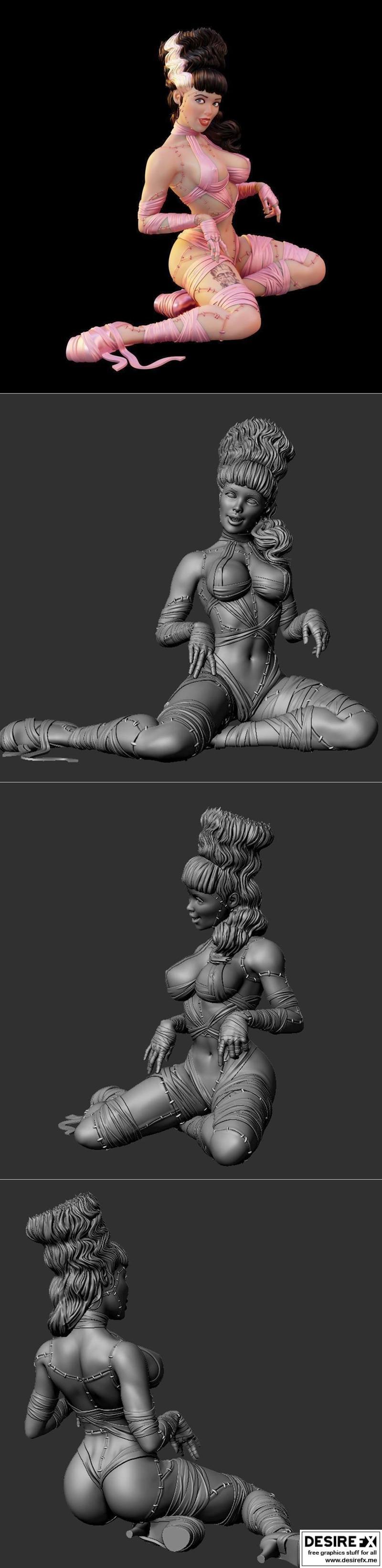 Betty - 动漫角色3D打印模型|Betty – 3D Print Model STL