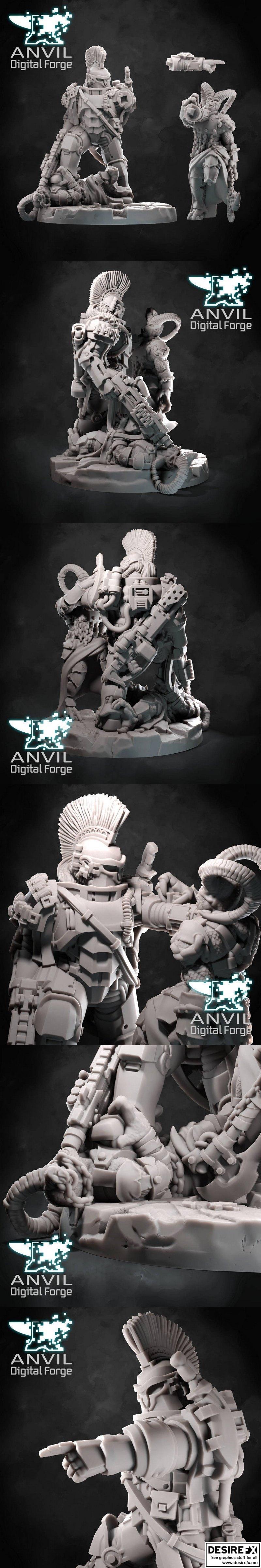 Ranger vs Hell Kin 3D打印模型|Ranger vs Hell Kin – 3D Print Model STL