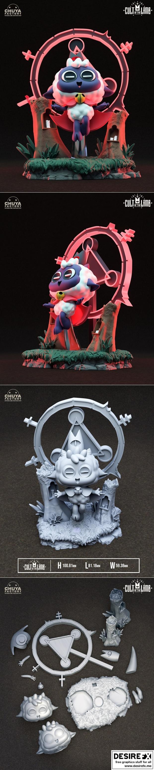 Lambert《羊之崇拜》3D打印模型|Lambert Cult of the Lamb – 3D Print Model STL
