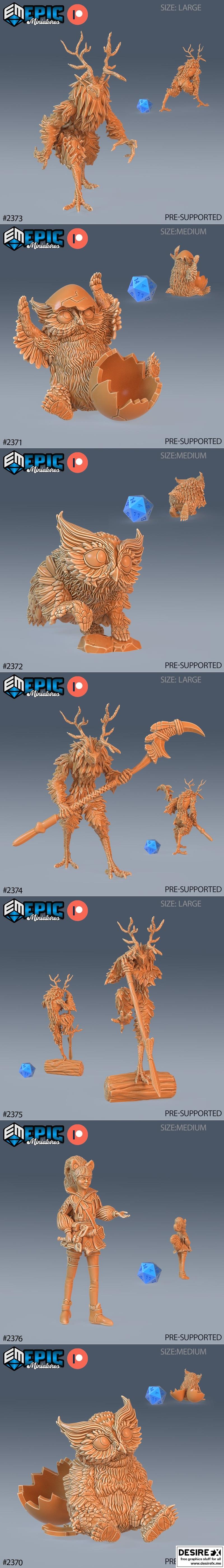 史诗迷你模型——奇境森林降临——3D打印模型STL|Epic Miniatures – Forest of Wonders incoming – 3D Print Model STL