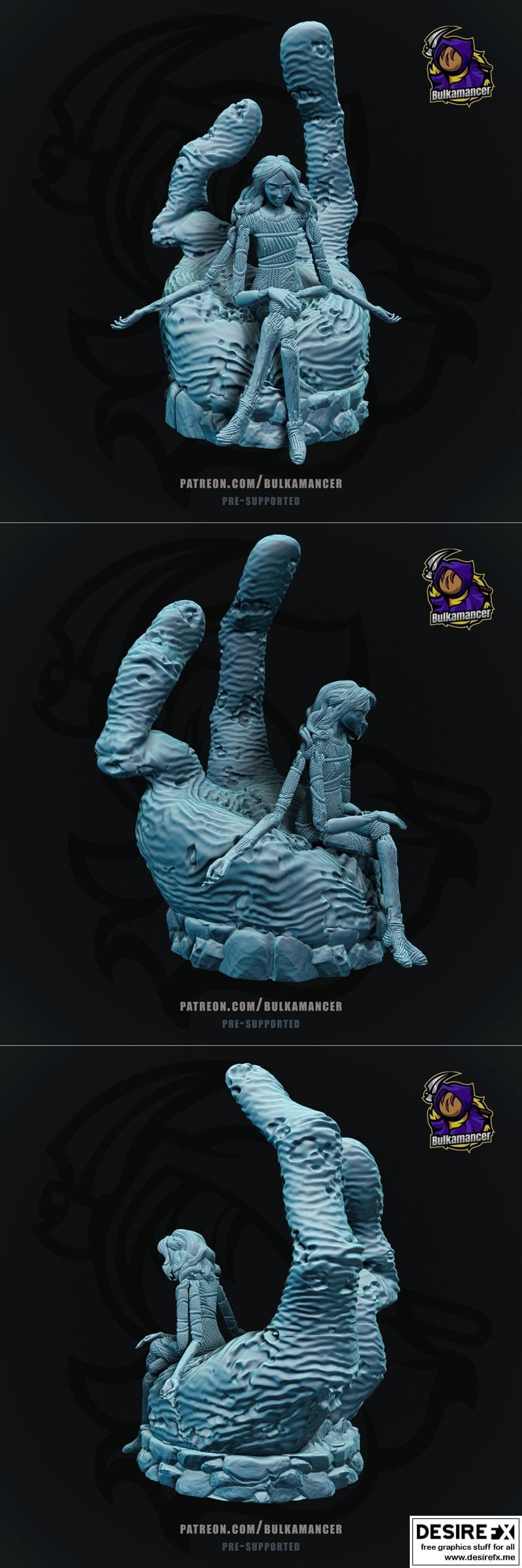 Ranni的诅咒之刃——《艾尔登法环》3D打印模型|Ranni the Witch – Elden Ring – Slayer of Fingers – 3D Print Model STL