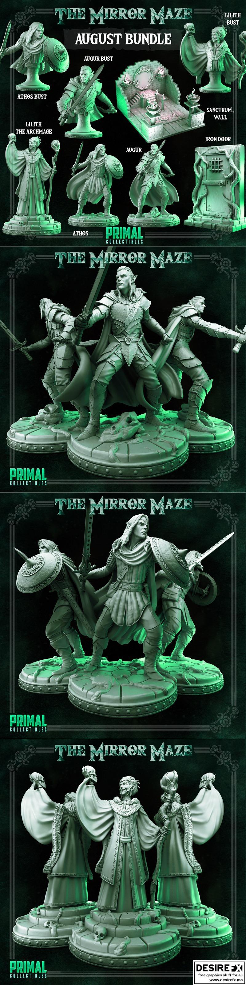 普拉米收藏 2022年8月 3D打印模型 STL|Primal Collectibles August 2022 – 3D Print Model STL