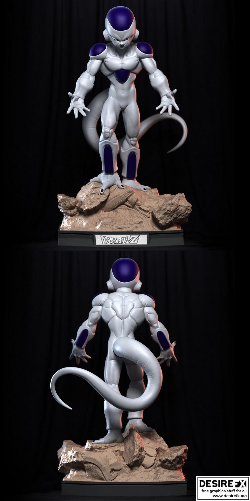龙珠Z Freeza 3D打印模型|Freeza – Dragon Ball Z – 3D Print Model STL