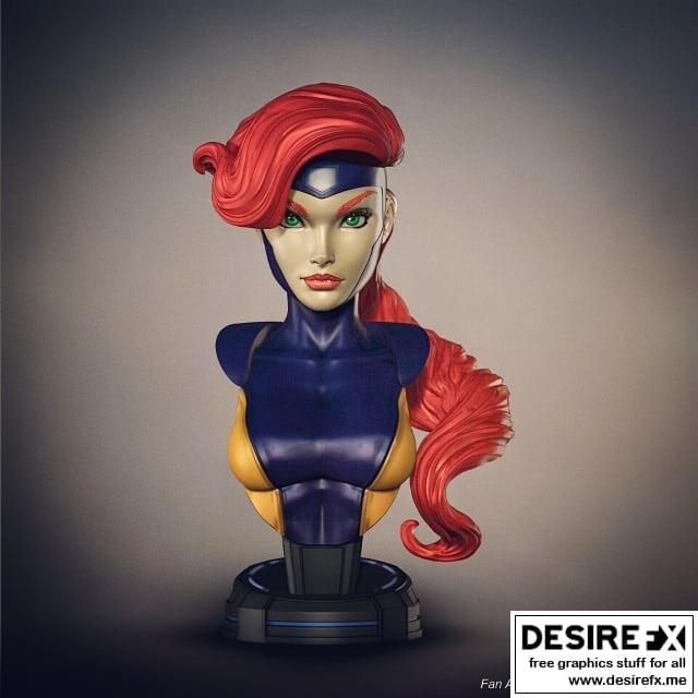 JGrey工作室 3D打印模型 战斗机模型|JGrey Bust – 3D Print Model STL