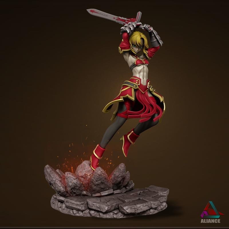 莫德雷德命运异端——3D打印模型|Mordred Fate Apocrypha – 3D Print Model STL
