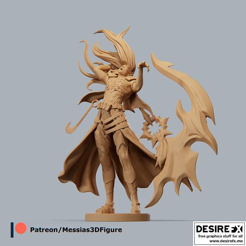 黑暗施耐德 3D打印模型|Dark Schneider from Bastard – 3D Print Model STL