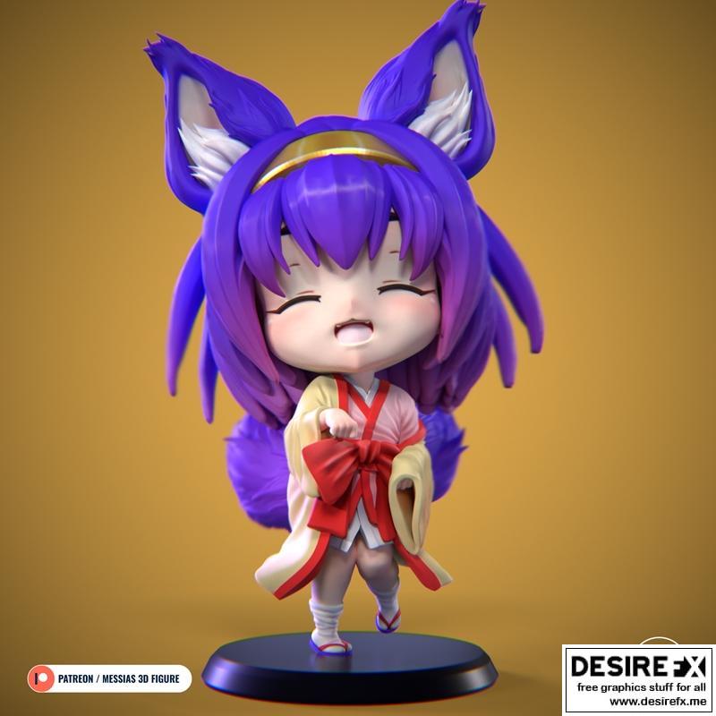 小岛可人 3D打印模型|Chibi Izuna No Game No Life – 3D Print Model STL