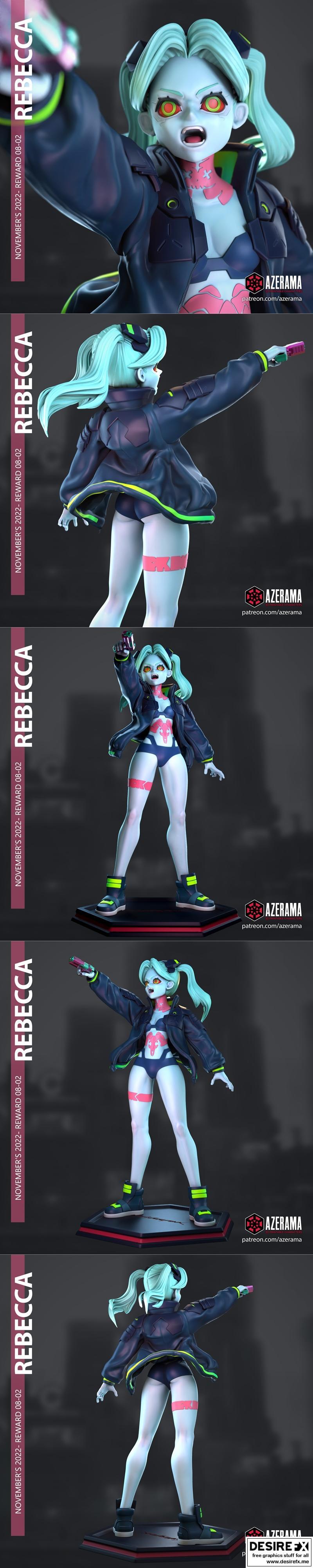 Azerama 3D打印模型：Rebecca|Rebecca – Azerama – 3D Print Model STL