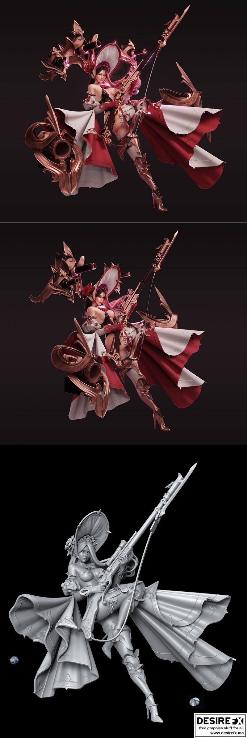 枪手——3D打印模型|Gunslinger – 3D Print Model STL