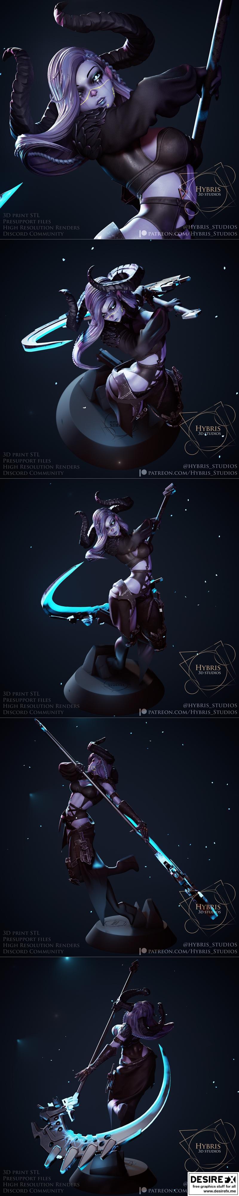 Liluth - Hybris Studios - 3D打印模型|Liluth – Hybris Studios – 3D Print Model STL