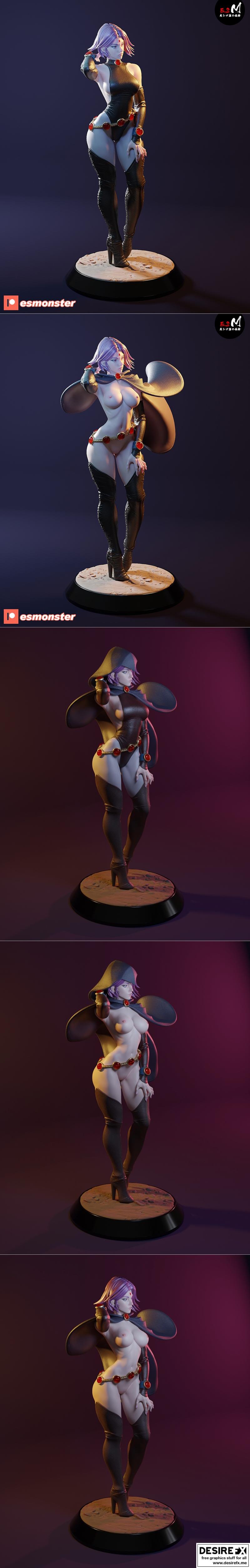 Raven - E.S怪物 - 3D打印模型|Raven – E.S Monster – 3D Print Model STL