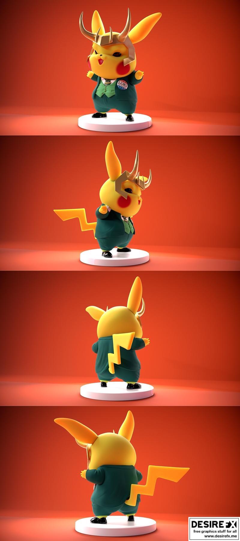 Pika Loki 3D打印模型|Pika Loki – 3D Print Model STL