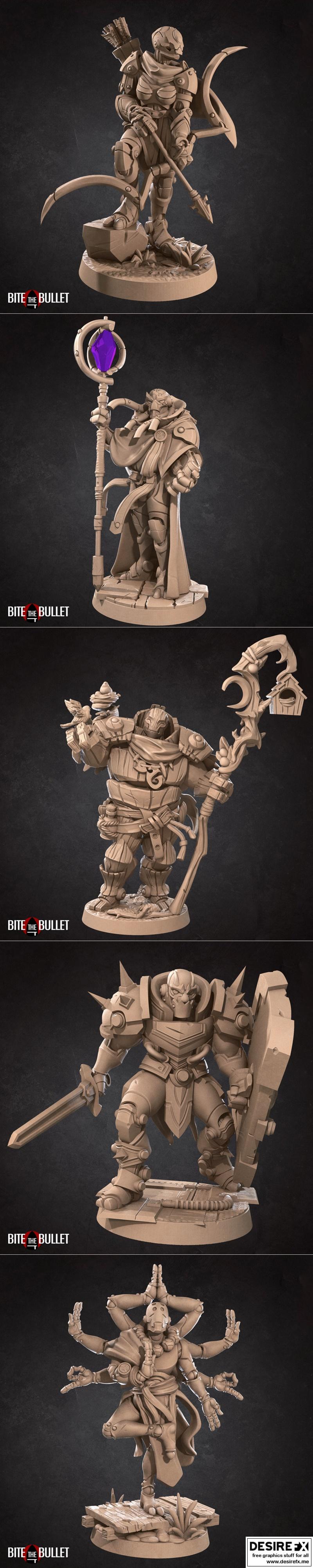 战锤forge 武器铸造 3D打印模型|Bite the Bullet – Warforged October 2022 – 3D Print Model STL