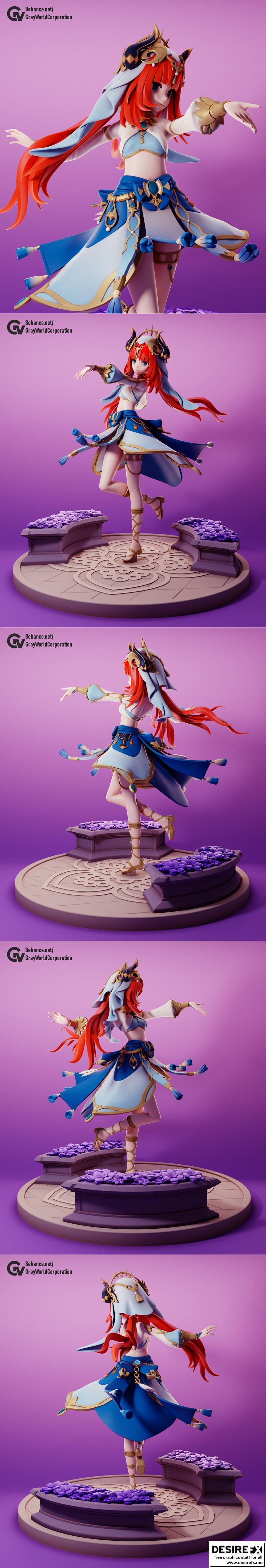 Nilou - 3D打印模型|Nilou – 3D Print Model STL