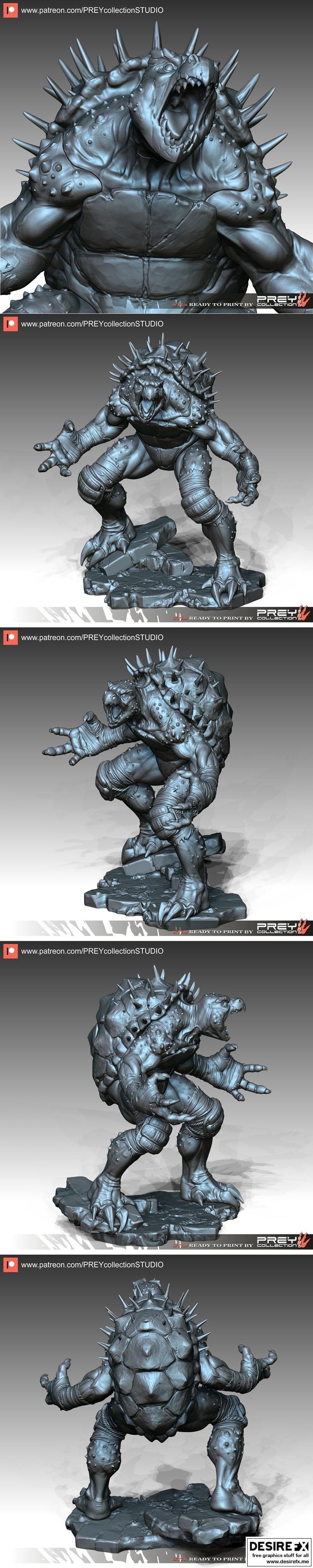Tokka - 3D打印模型 - 动漫游戏角色模型|Tokka – 3D Print Model STL