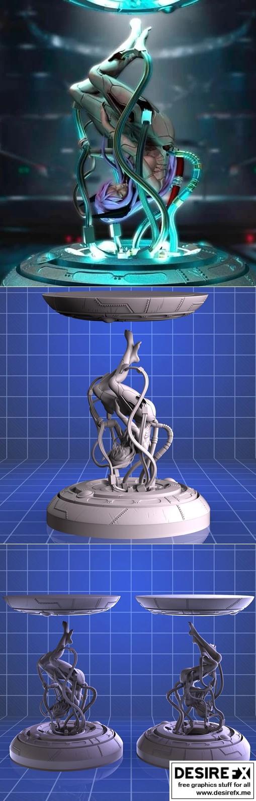 《攻壳机动队 3D打印模型》|Ghost In The Shell – Pod Edition – 3D Print Model STL