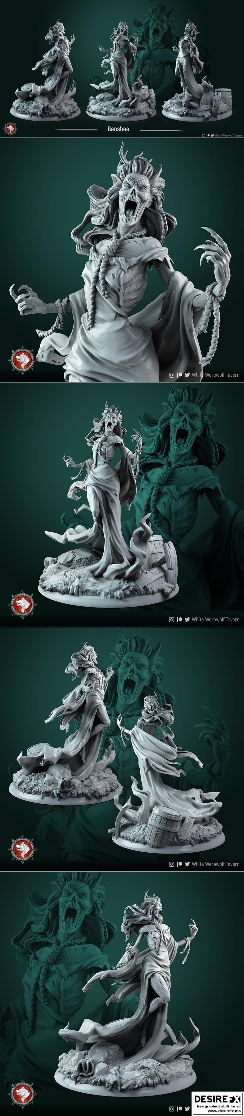 Banshee - 3D打印模型|Banshee – 3D Print Model STL