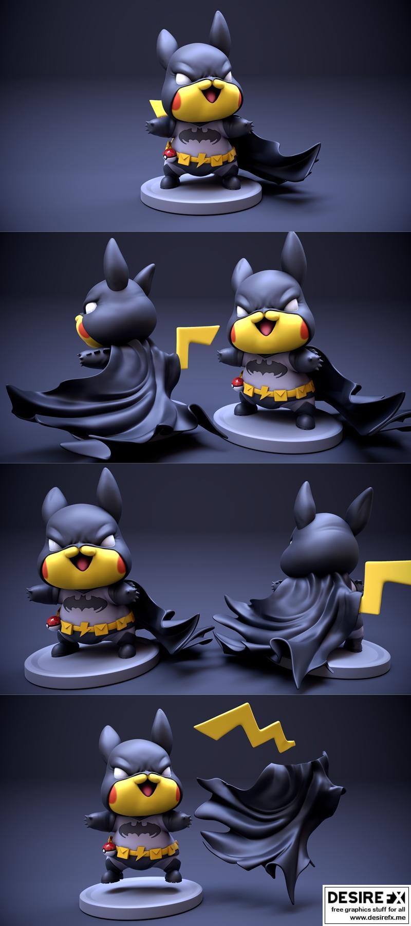 Pika Bat 3D打印模型|Pika Bat – 3D Print Model STL