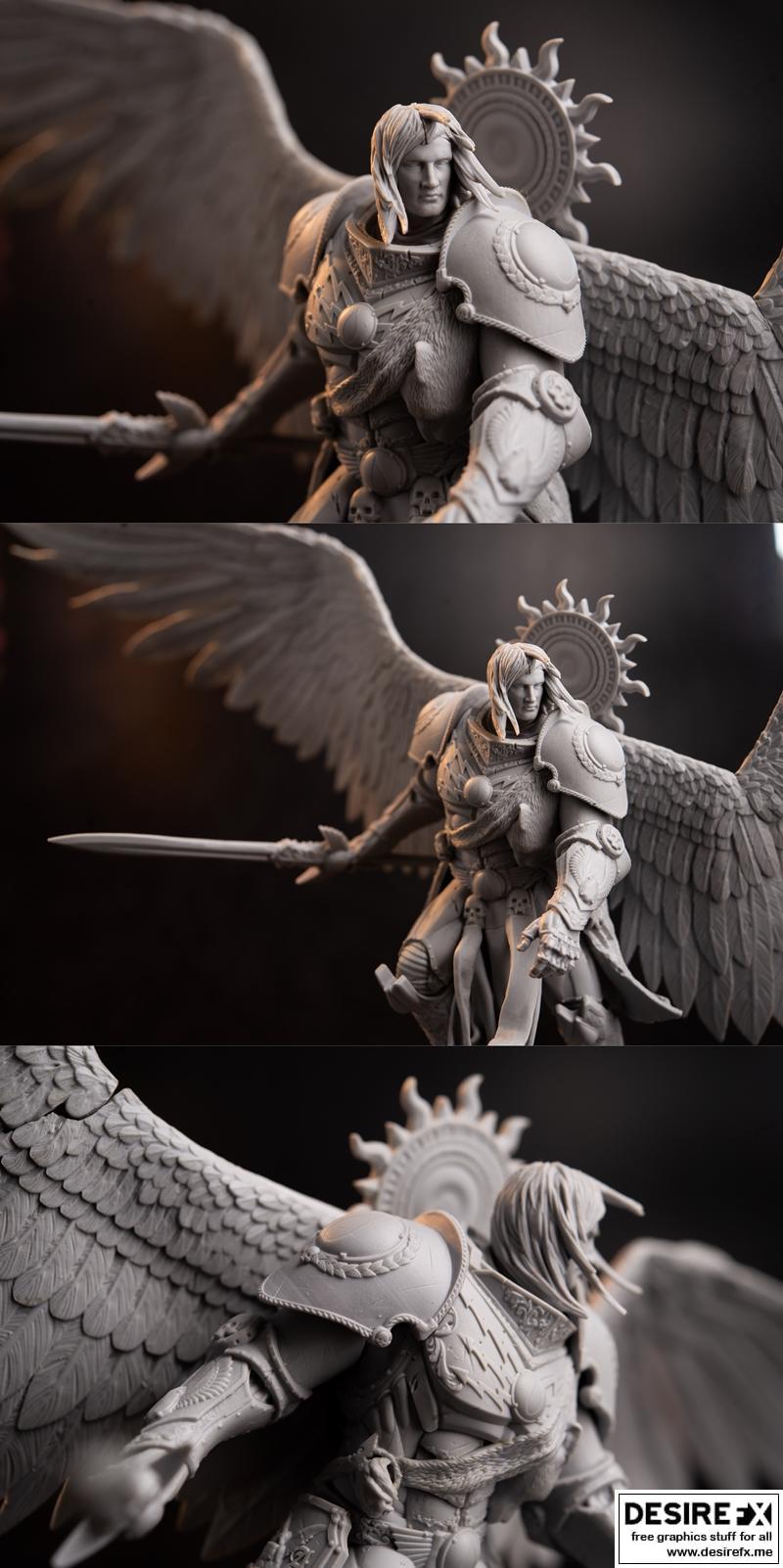 Primarca 安赫尔斯·桑格里顿斯 3D打印模型|Primarca Angeles Sangrientos – Sanguinius – 3D Print Model STL