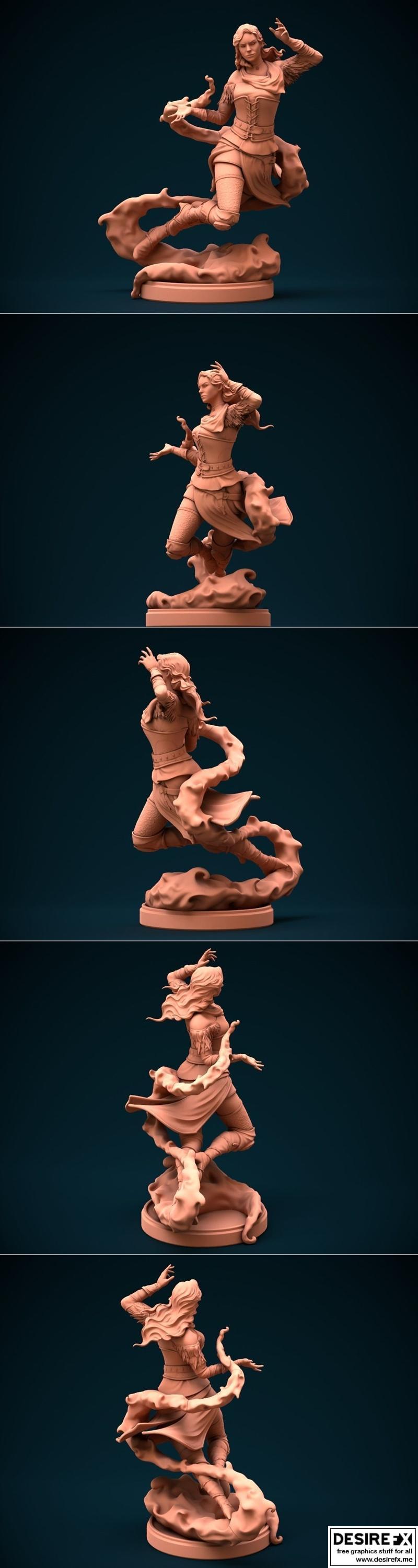 《瓦尔基里传说 3D打印模型：伊涅弗尔》|Yennefer of vengerberg – 3D Print Model STL