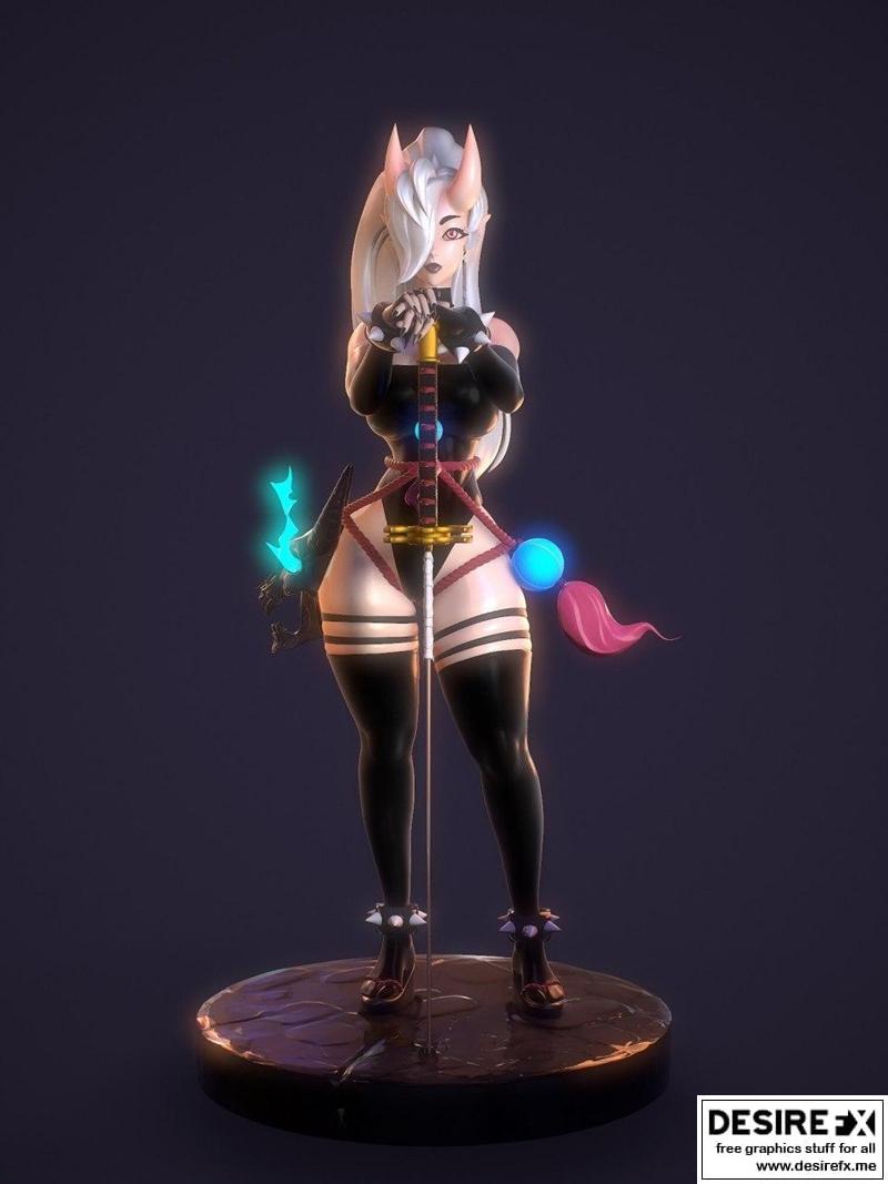 剑姬——3D打印模型|Sword Girl – 3D Print Model STL
