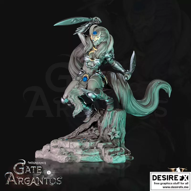 黑月姐妹 3D打印模型|Sister Of The Black Moon 1 – 3D Print Model STL