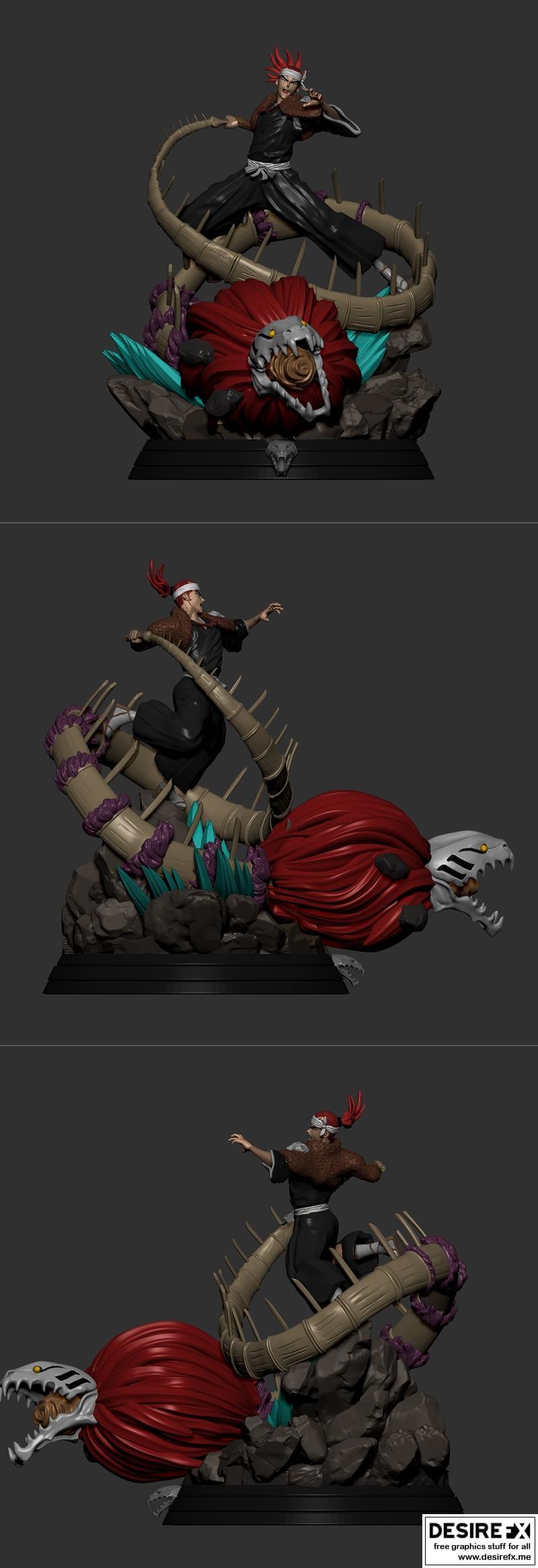 Renjii Abarai 3D打印模型|Renjii Abarai – 3D Print Model STL