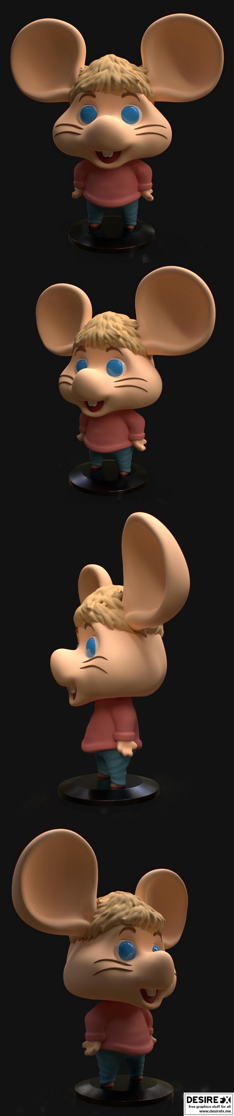 PlaKit 3D打印模型：Gigio拓扑模型|PlaKit Topo Gigio – 3D Print Model STL