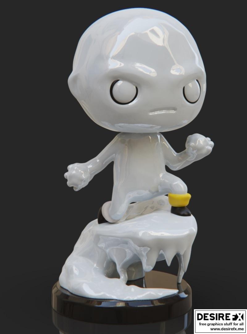 PlaKit X战警 冰封之魂 3D打印模型|PlaKit The X-Men – Iceman – 3D Print Model STL
