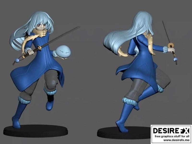 雷霆之怒 3D打印模型|Rimuru Tempest – 3D Print Model STL