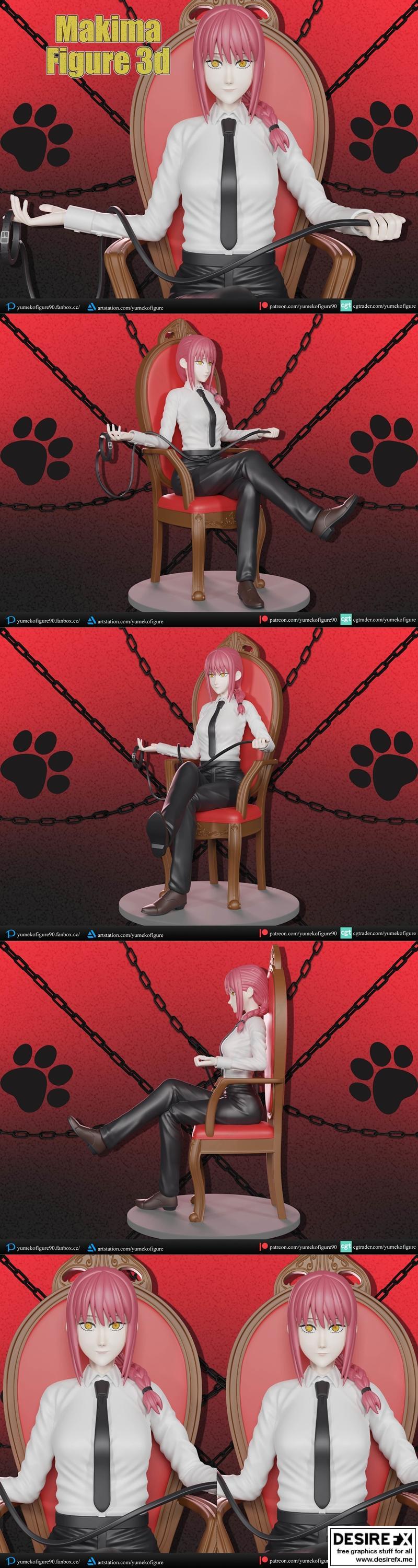 Makima 3D打印模型|Makima – 3D Print Model STL