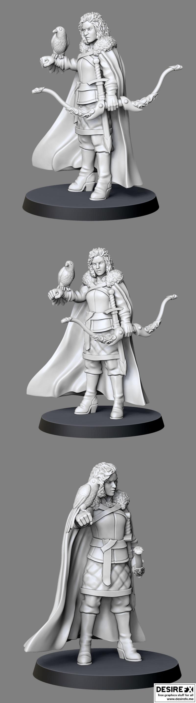 Kat Blackwatch 3D打印模型|Kat Blackwatch – 3D Print Model STL