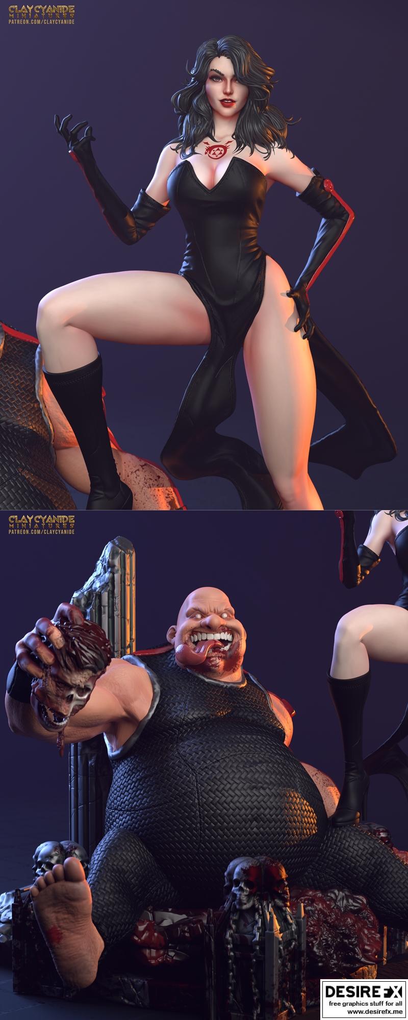 欲望与贪婪——3D打印模型|Lust and Gluttony – 3D Print Model STL