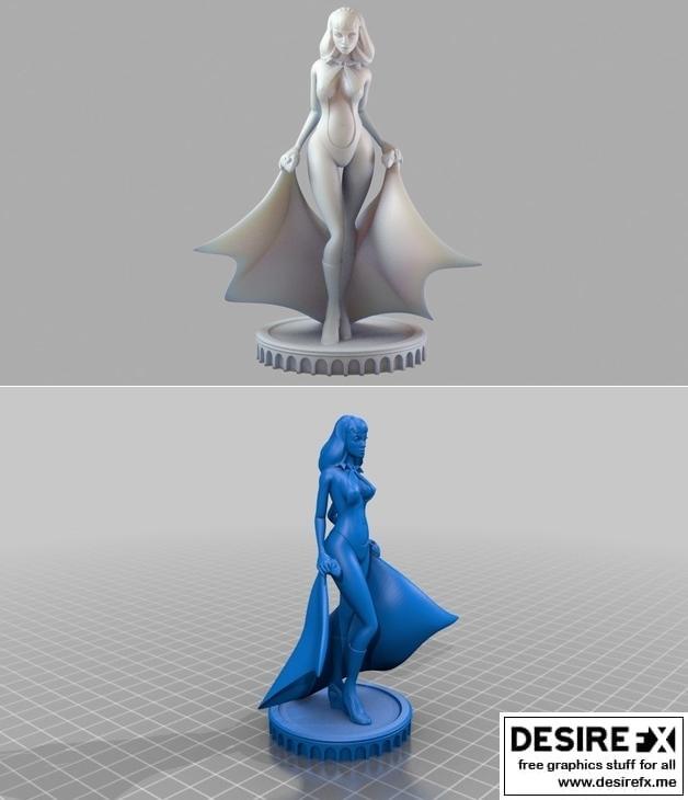 吸血鬼女王 3D打印模型|Vampire Queen – 3D Print Model STL
