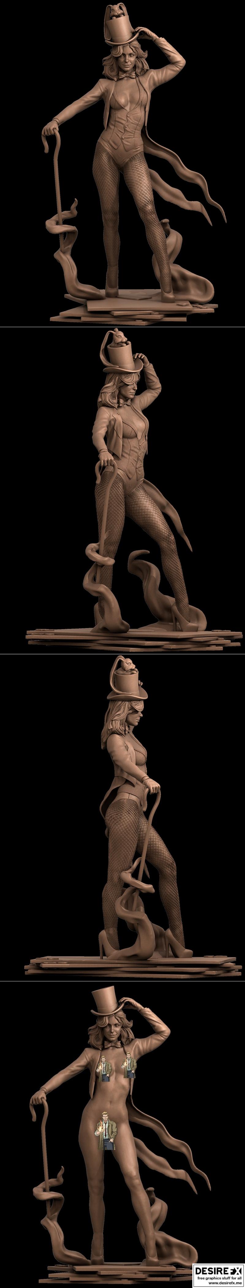 Zatanna 3D打印模型|Zatanna by Carlos Eduardo – 3D Print Model STL