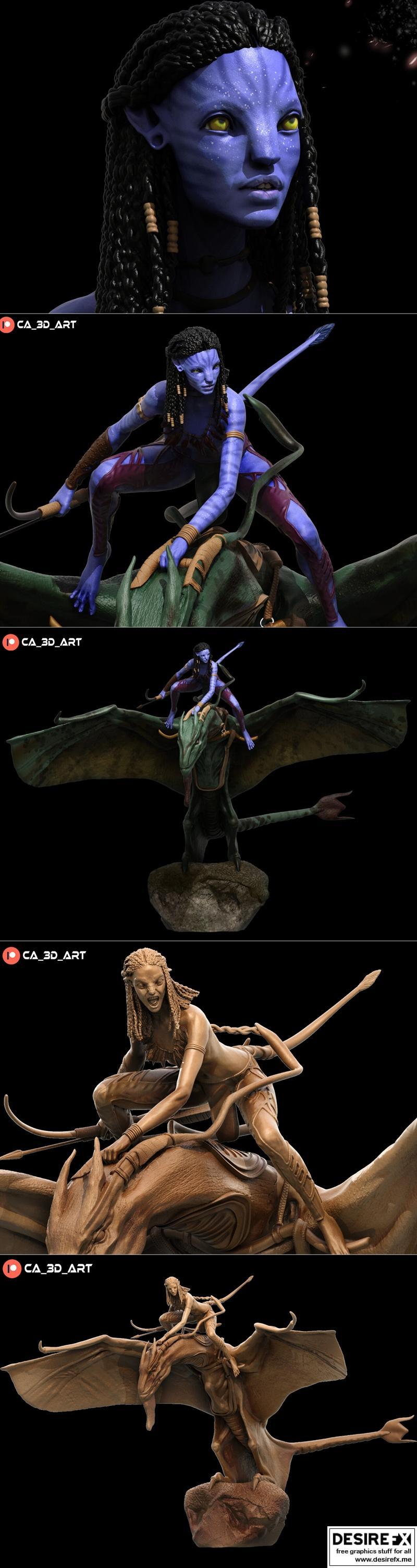 纳特里——3D打印模型|Neytiri – 3D Print Model STL