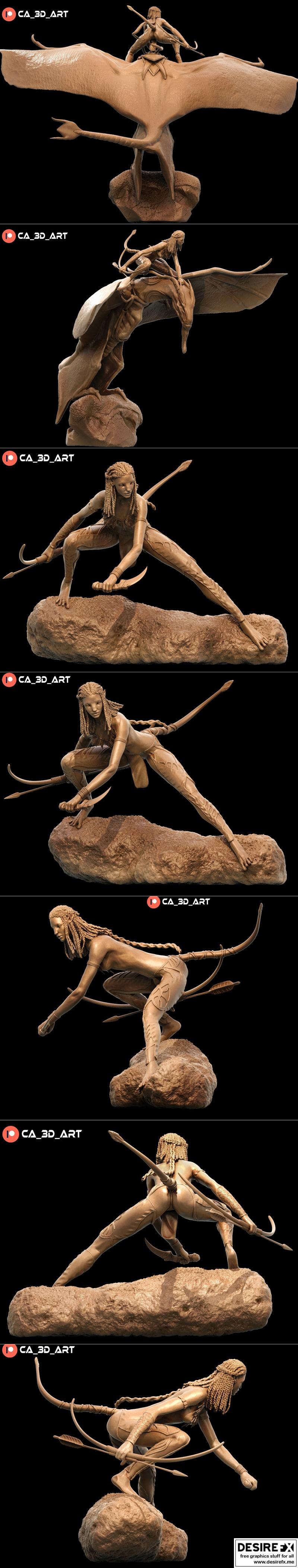 纳特里——3D打印模型|Neytiri – 3D Print Model STL