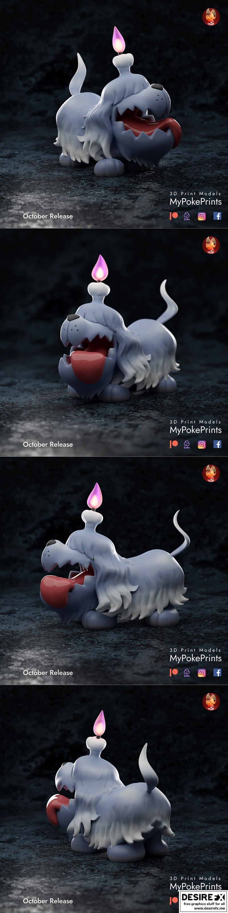 MyPokePrints - 阿尔瓦德 - 3D打印模型|MyPokePrints – Greavard – 3D Print Model STL
