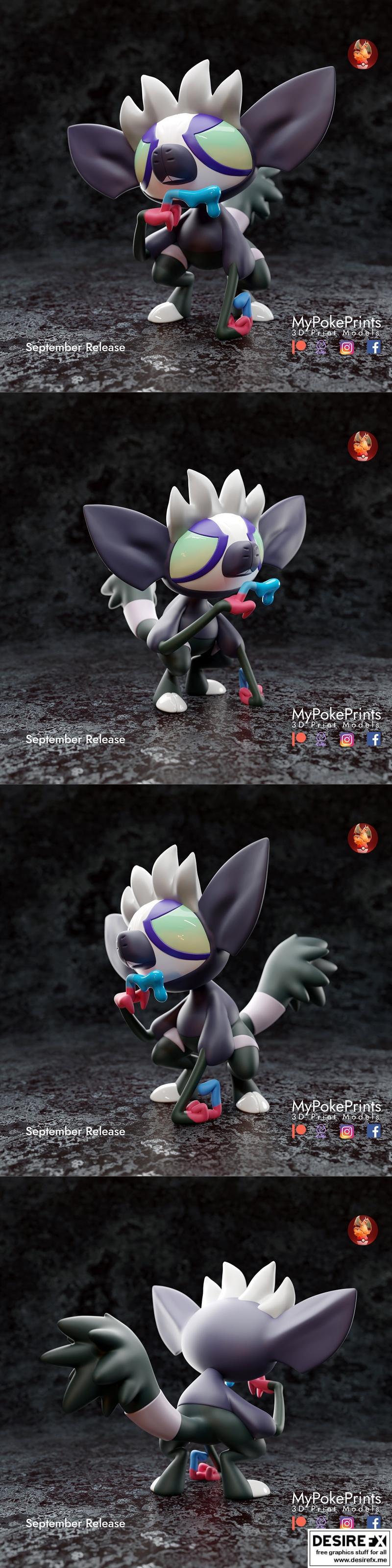 MyPokePrints - 动漫游戏角色3D打印模型STL|MyPokePrints – Grafaifai – 3D Print Model STL